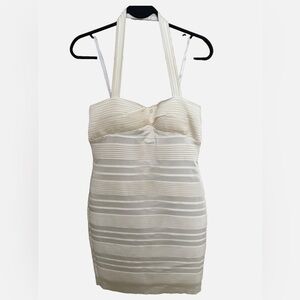 Women's Suzi Chin for Maggy Boutique Cream Formal Dress - Size 6